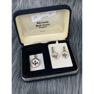 Sherwood Crystal Scotland Pendant Earrings Set